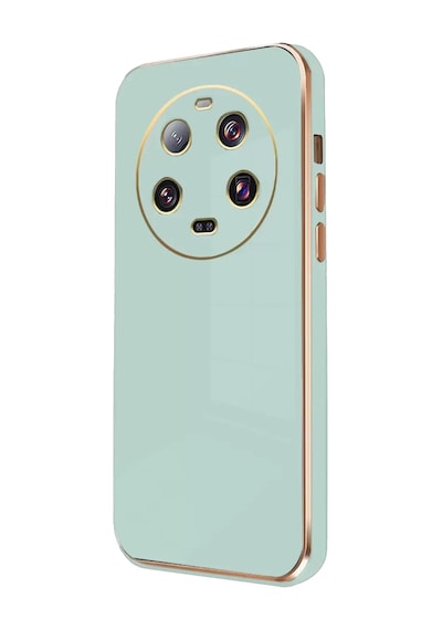 Newface Xiaomi Mi 14 Ultra Kılıf Volet Silikon - Açık Yeşil