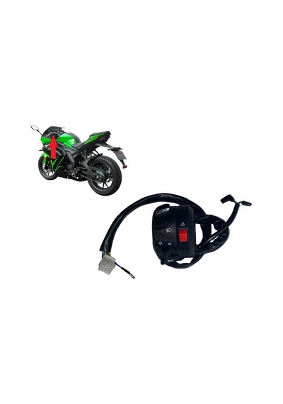 Gp-2 Taro 125 R Düğme Butonu Sol Sinyal Kumandası 0741000.g01s-1 Sinyal+çaliştirma