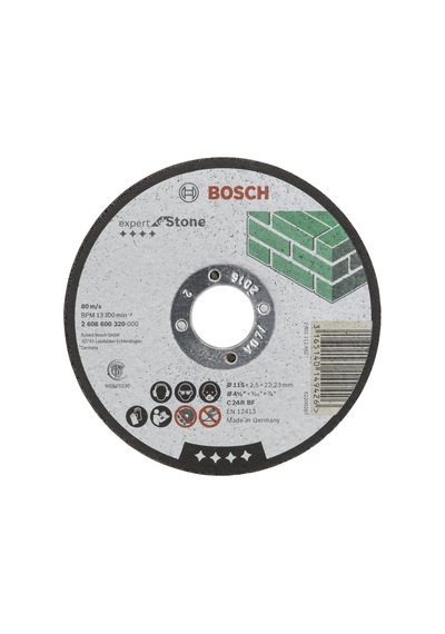 Bosch 115x2.5 Mm Expert For Stone Düz 2608600320