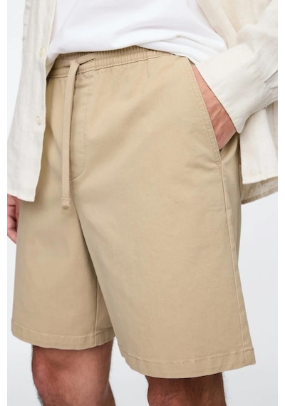 Gap Erkek 7" Essential Pull-on Khaki Bej Şort-14655