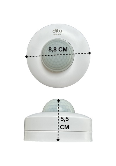 Dita Pu36014 Kızılötesi / Pır Sıva Üstü 360 Varlık Sensörü