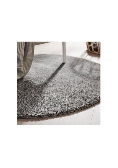 Ikea Stoense Yuvarlak Halı 130 X 130 Cm Gri