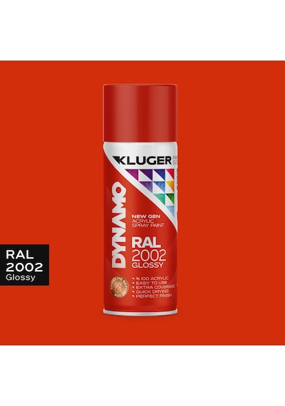 Kluger Makina Kırmızı Spey Boya Ral 2002
