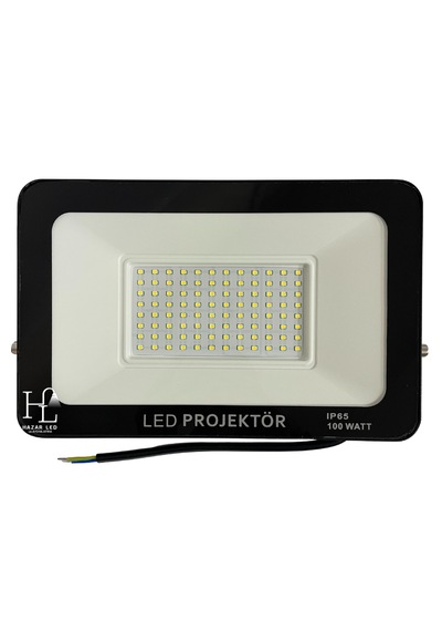 Hazar Led 12-24 Volt 100 Watt Tablet Projektör Beyaz SMD Led Projektör