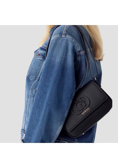 Guess Kadın Vegan Crossbody Çapraz & Postacı Çanta Hwbg9905210 Siyah