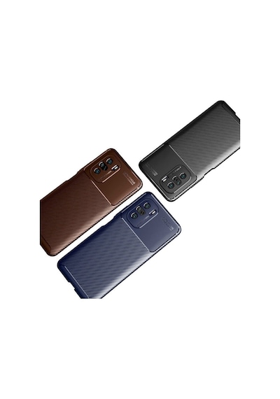 Xiaomi Poco F3 Kılıf Zore Negro Karbon Tasarım Silikon Kılıf