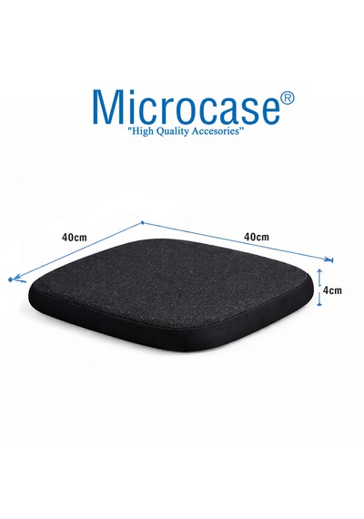 Microcase Ortopedik Memory Foam Nefes Alabilen Kumaş Oturma Minderi 40x40x4 Cm Al5518