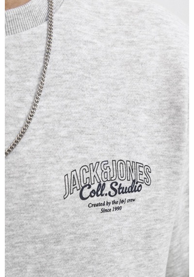 Jack & Jones Jjmakoto Sweat Crew Neck Erkek Sweatshirt - Şık ve Rahat Tasarım Çok Renkli
