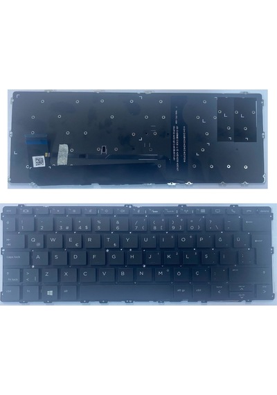 HP Uyumlu 1dt48aw Klavye Tuş Takımı Siyah Tr Işıklı