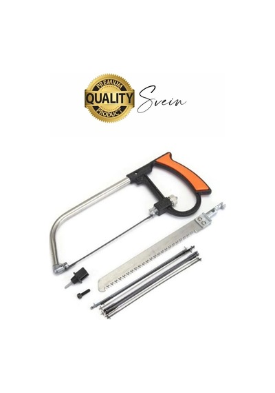 Çok Amaçlı Ev Tipi Güçlü 4 Yedek Bıçak Ayarlanabilir Ahşap Lastik Boru Kesim Kıl Testere Kesme Seti