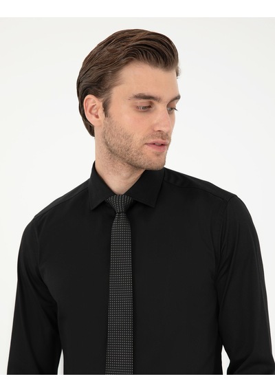 Pierre Cardin Erkek Siyah Gömlek Basic 50292526-vr046 Siyah Pierre Cardin Erkek Siyah Gömlek Basic 50292526-vr046 Siyah