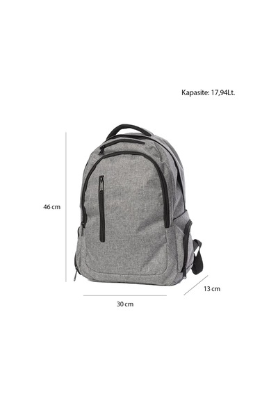 Hummel Nessi Unisex Sırt Çantası 980257-2006 - Gri