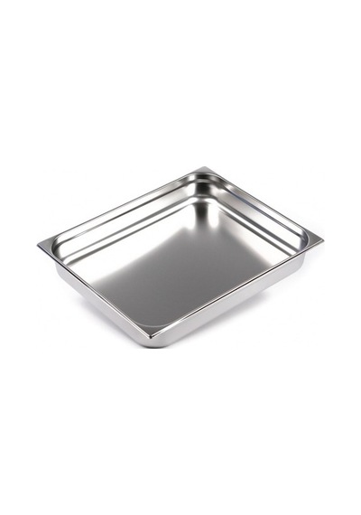 Gastronorm Küvet Paslanmaz Çelik Gn 1/2 - 100 Mm Gümüş