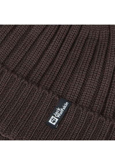 Jack Wolfskın Jack Wolfskin Rib Knit Beanie Unisex Bere D0108 Kahve