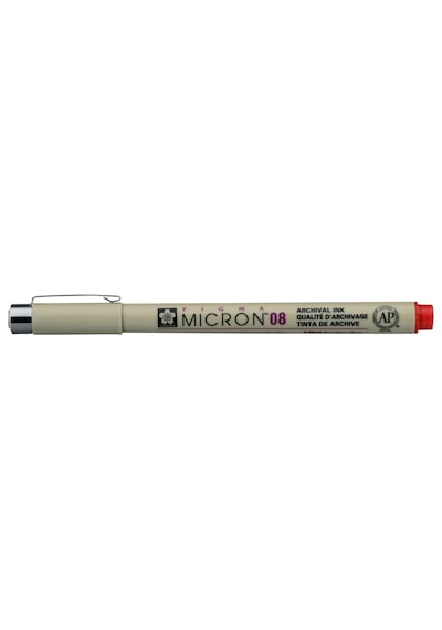 Sakura Pigma Micron 08 0.5 Mm Kırmızı