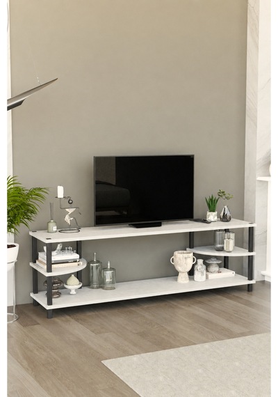 Neoline 150 Cm Tv Ünitesi Modern Tv Sehpası - Beyaz Beyaz Neoline 150 Cm Tv Ünitesi Modern Tv Sehpası - Beyaz Beyaz