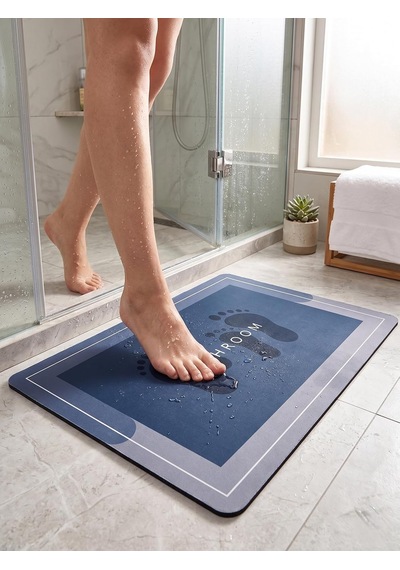 Sihirli Banyo Paspası, Su Emici, Kaymaz Tabanlı, Farklı Model Seçenekleri Dikdörtgen-5 Diğer