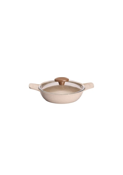 Thermoad Granit Döküm 3'lü Güveç Kapaklı Sahan/ Vizon