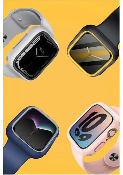 Apple Uyumlu  Watch 41mm Kasa Koruyucu Moduo Serisi Değiştirilebilir 2'li Çerçeve