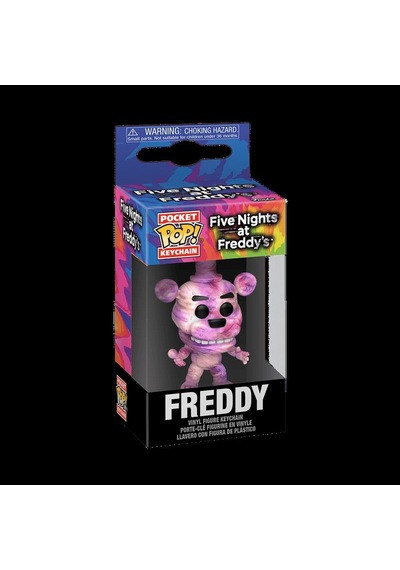 Funko Pop Pocket Keychain Freddy Fazbear İn Tie-dye