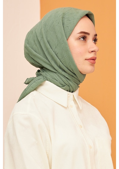Bambu Kraş Eşarp Tesettür Giyim, Hafif, Rahat, Şık, Yüksek Kalite, Hijab, Scarf, Shawl Yeşil
