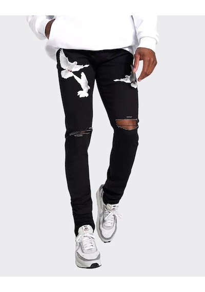Bpm Premium Stacked Dove Erkek Skinny Kot Pantolon 001