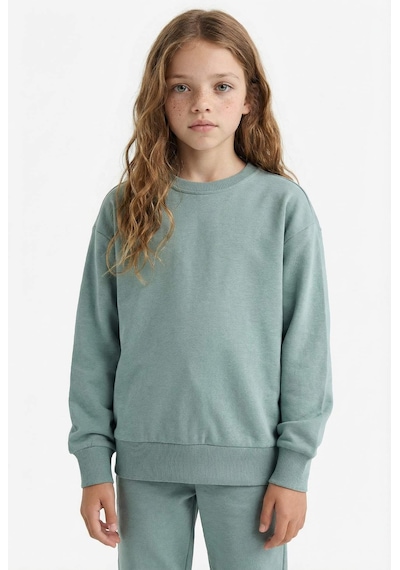 Defacto Relax Fit Bisiklet Yaka Basic Düz Okul Sweatshirt Kız Çocuk A2797A824AU Yeşil Defacto Relax Fit Bisiklet Yaka Basic Düz Okul Sweatshirt Kız Çocuk A2797A824AU Yeşil