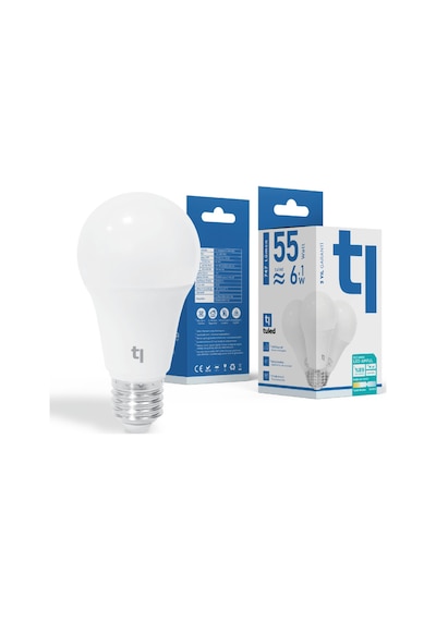 Redeem A60A E27 Led Ampul, Titreşimsiz, Göz Konforu, 747 Lümen, Tuled Beyazı, 5000 Kelvin