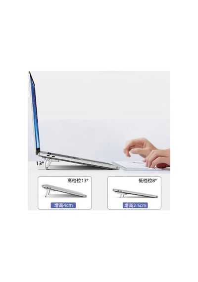 Laptop Standı, 2 Adet, 2 Kademeli Yükseklik Ayarlı, 35mm Ve 60mm Yükseltme Seçeneği,