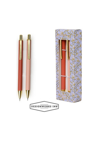 Designworks Ink Rosewood And Blush İkili Mekanik Uçlu Kalem Seti Çok Renkli