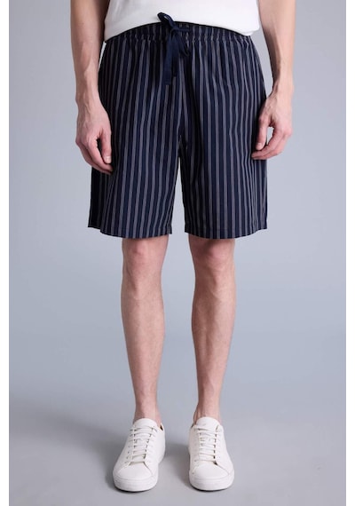 Defacto Regular Fıt Cepli Kısa Boy Poplin Alt H2742ax26spnv135 Lacivert-nv135