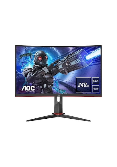 Aoc 27" C27g2ze/bk 0.5 Ms 240hz Freesync Curved Monitör Ölü Pixel-kutusu Açılmış Ürün
