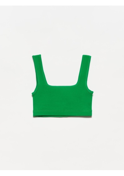 Dilvin 20167 Crop Top-ekru 001