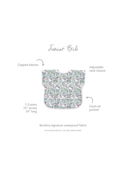 Bumkins Kısa Kollu Önlük (1-3 Yaş) - Sanrio Hello Kitty Çok Renkli