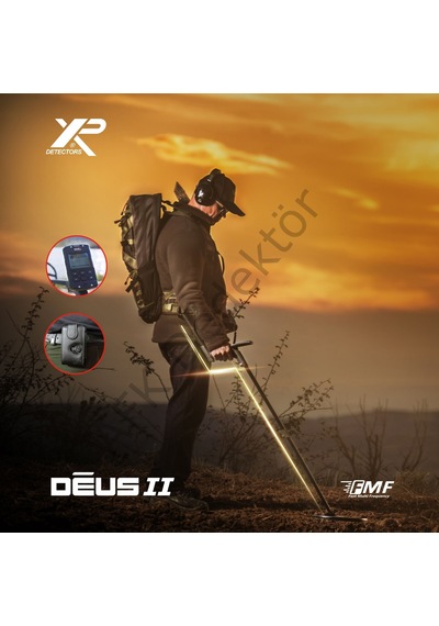 Xp Deus 2 Rc Metal Dedektörü 22 Cm Fmf Başlık + Wsa2xl St Kablosuz Kulaklık Hassas Arama