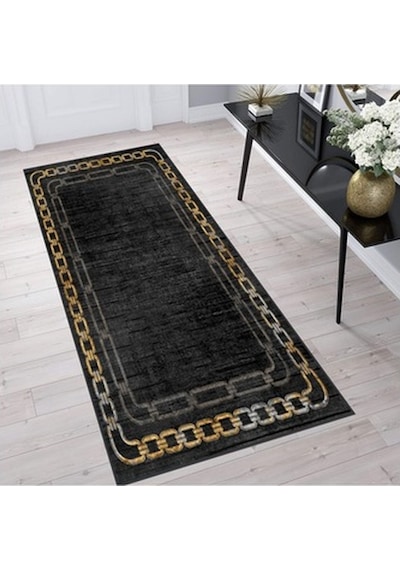 Rovigo Home Dijital Baskı Kaymaz Taban Salon Halısı Rvg1377 Çok Renkli