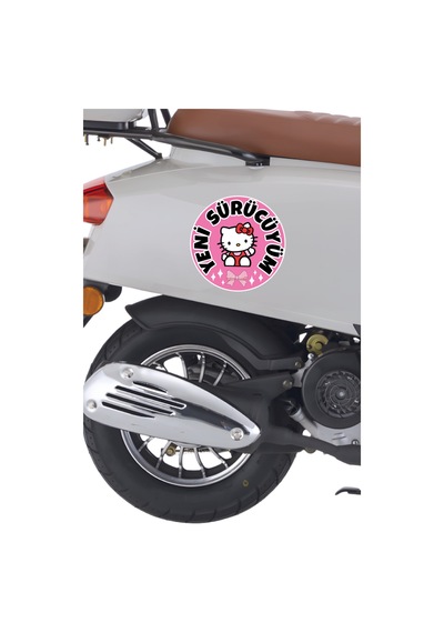 Yeni Sürücü 14x14 Cm Su Geçirmez Yüksek Çözünürlüklü Araba Motor Kask Laptop Sticker