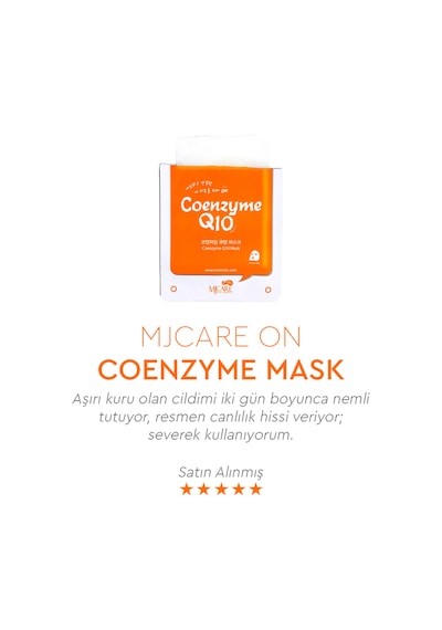 On Coenzyme Mask - Koenzim Q10 İçeren Yüz Maskesi 20'li
