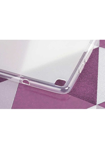 Galaxy Uyumlu  Tab A 8.0 T290 Kılıf Frm Tablet Süper Silikon Kapak-beyaz Arka Kapak