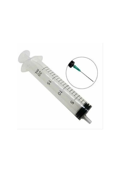 Genject 3 Parça 21G 0.80 x 38 MM Yeşil Uçlu Enjektör 25'li 20 ML