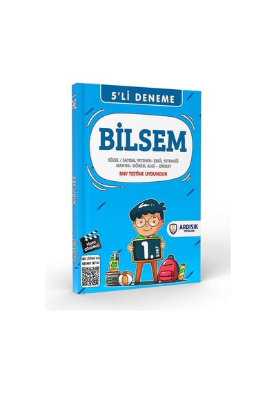 Ardışık Yayınları 1. Sınıf Bilsem Soru Bankası Ve Deneme Sınavı Tamamı Video Çözümlü 2 Kitap Set