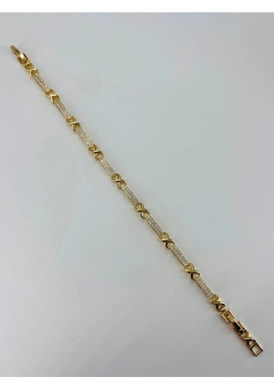 Tedar Renk Pirinç Cm Bileklik 17+2 Cm - Kbl0485 Najmaddin Standart