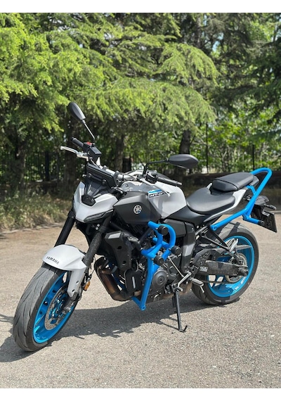 Yamaha Mt07 Arka Koruma Demiri Mavi 2025