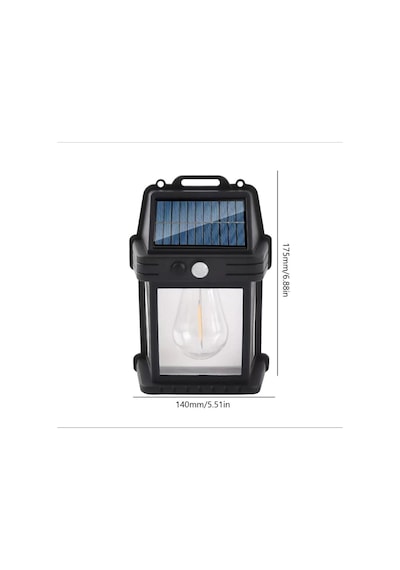 Yeni Nesil Suya Dayanıklı Hareket Sensörlü Güneş Enerjili Solar Led Dış Mekan Bahçe Lambas Standart