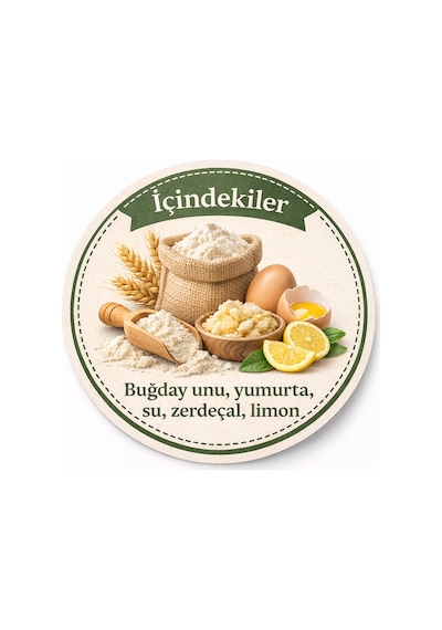 Ev Yapımı Erişte 500 Gr - Doğal - Katkısız - Koruyucusuz - Anne Eriştesi