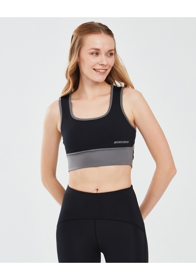 Skechers Performance Coll. W Mid Support Bra Kadın Siyah Sporcu Sütyeni S241110-001 Siyah Skechers Performance Coll. W Mid Support Bra Kadın Siyah Sporcu Sütyeni S241110-001 Siyah