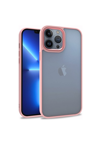 Zore İphone 13 Pro Max Uyumlu Nvth Flora Kılıf-rose Gold
