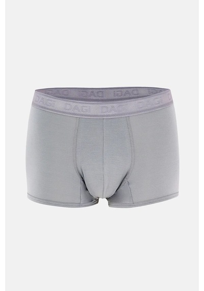 Dagi Erkek Gri-mavi 3'lü Desenli Micro Modal Boxer- 4210gm Gri - Mavi