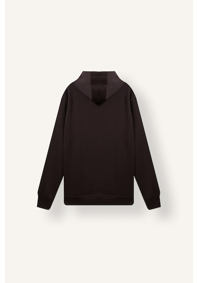 Defacto Regular Fit Kapüşonlu İçi Yumuşak Tüylü Kanguru Cepli Basic Sweatshirt X8283az26aubn337 Kahve-bn337