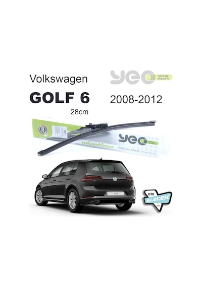 Vw Golf 6 Arka Silecek 2008-2012